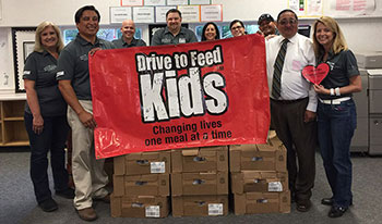 Drive to Feed Kids event volunteers
