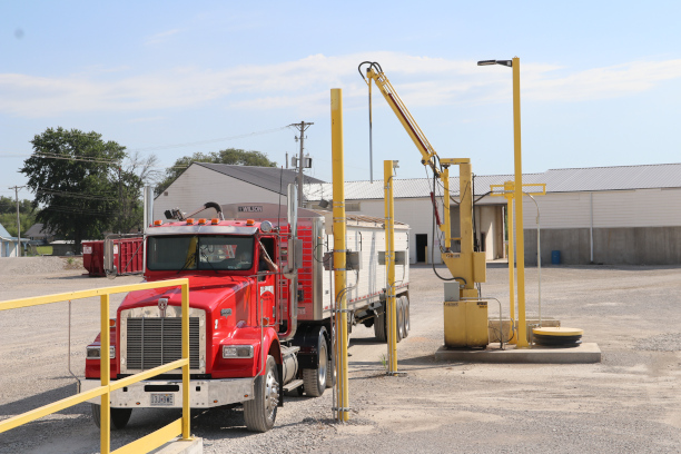 Truck at Grain Station